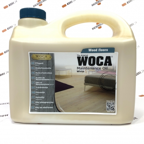 Woca Pflegel - Maintenance Oil - Weiss - 2,5L