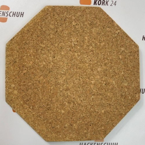 Kork-Untersetzer 8-eckig ca. 20,5cm fr Teller, Tpfe, Blumentpfe